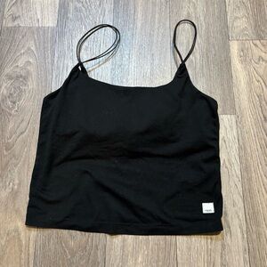 Vuori Black Camisole with Spaghetti Straps